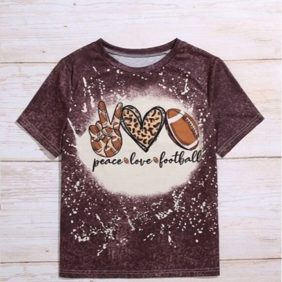 Brown Football Graphic Tee - Picture 4 of 7